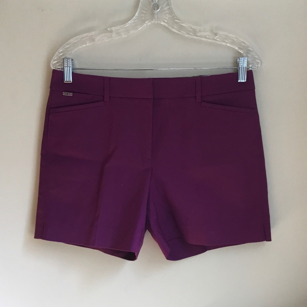 NEW White House Black Market Purple The 5” Shorts